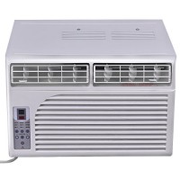 Costway Cold Air Conditioner Window-Mounted Compact w/ Remote Control 115V  White (6000 BTU) - B072ZYP83F